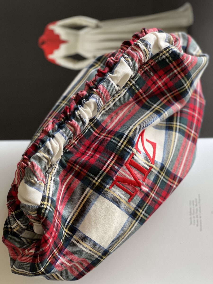 Cartera Lisboa Tartán Blanco - Imagen 5