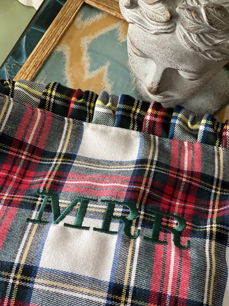 Cartera Lisboa Tartán Blanco - Imagen 6