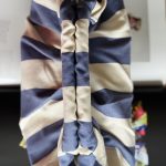 Rayas anchas azul y blanca