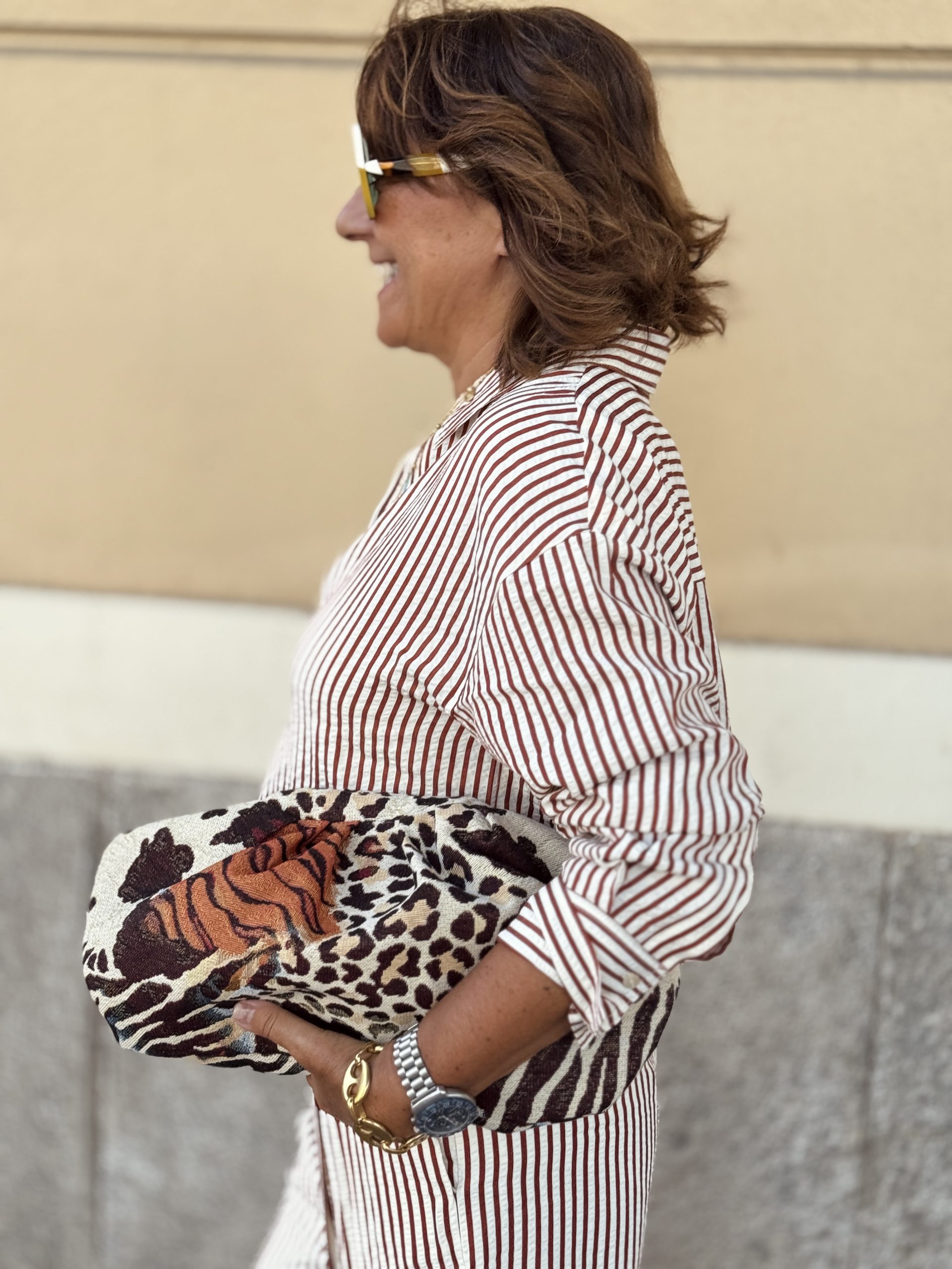 Cartera Comporta Jacquard Animal Print - Imagen 5