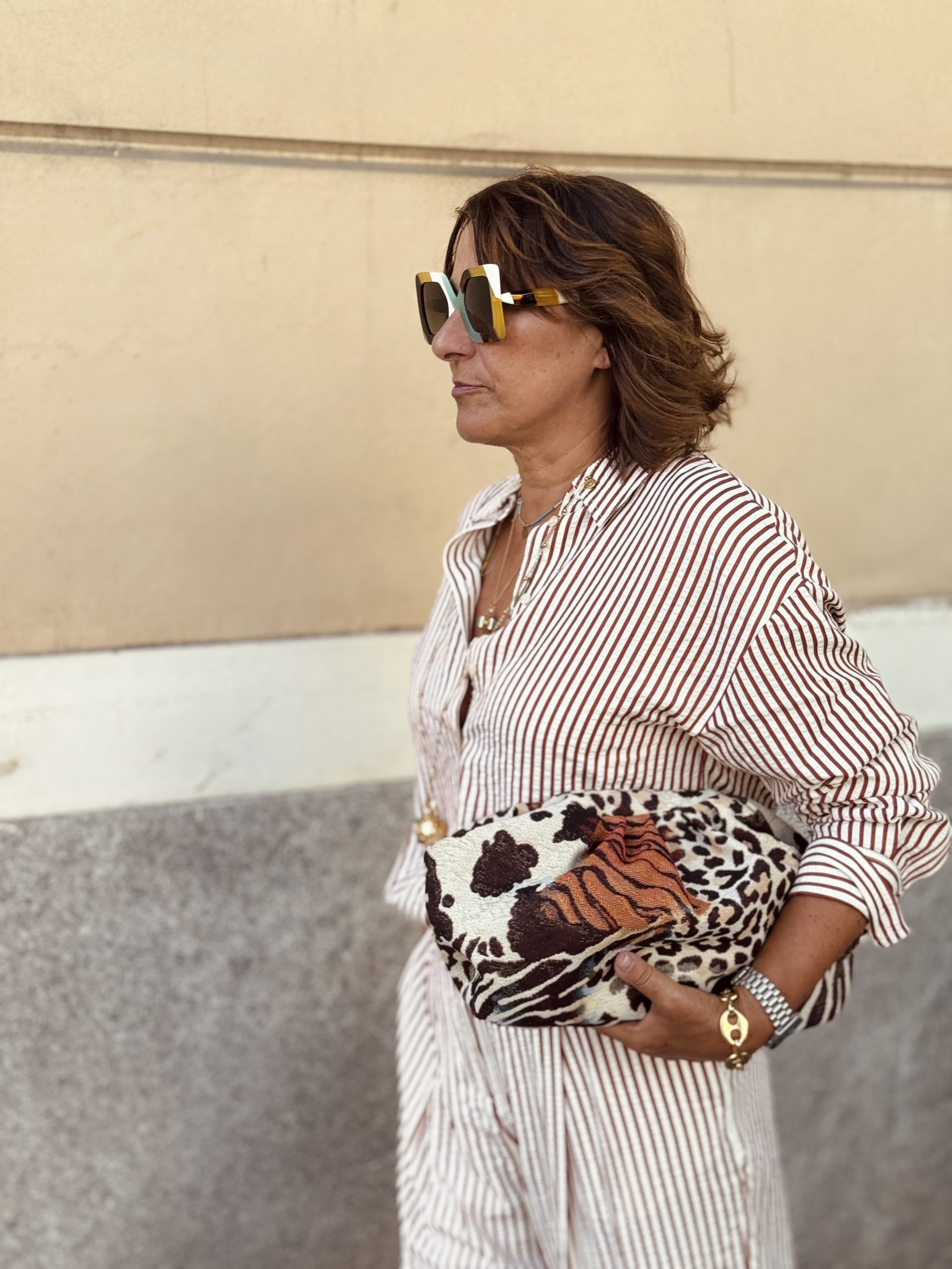 Cartera Comporta Jacquard Animal Print - Imagen 6