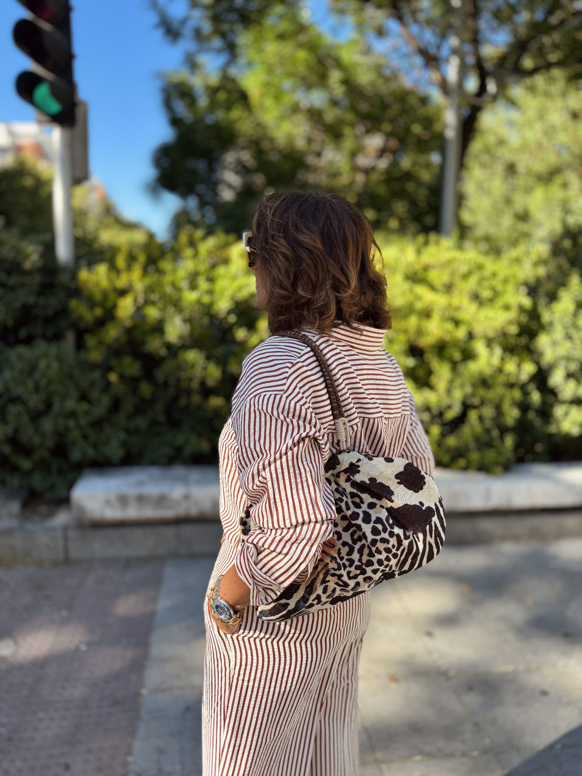 Cartera Comporta Jacquard Animal Print - Imagen 8