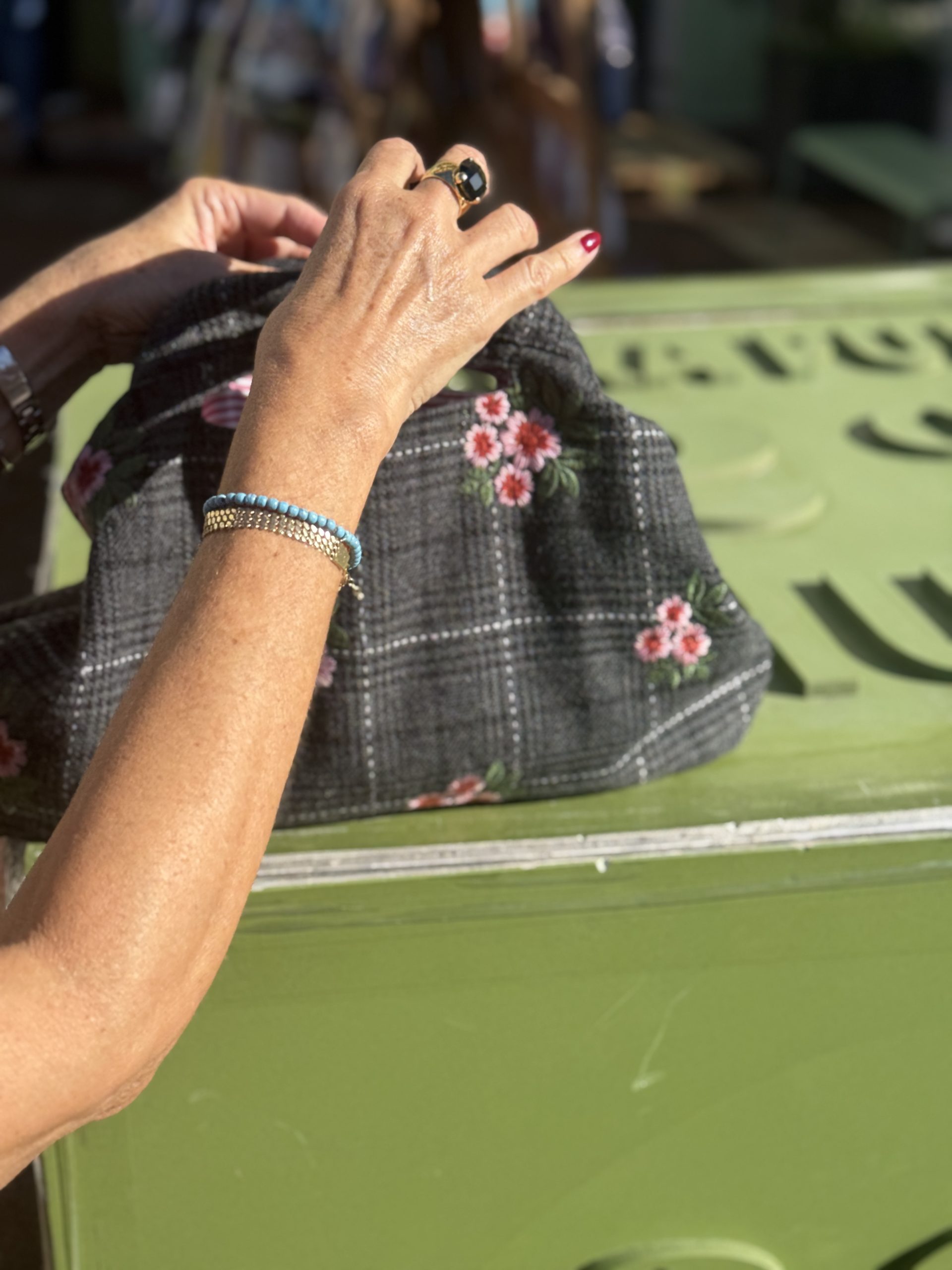 Cartera Sintra Tartán Flor - Imagen 3