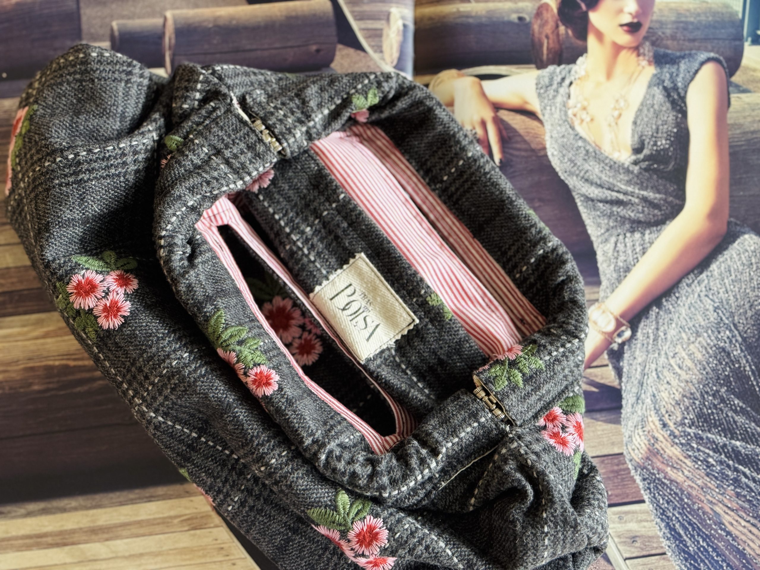 Cartera Sintra Tartán Flor - Imagen 6