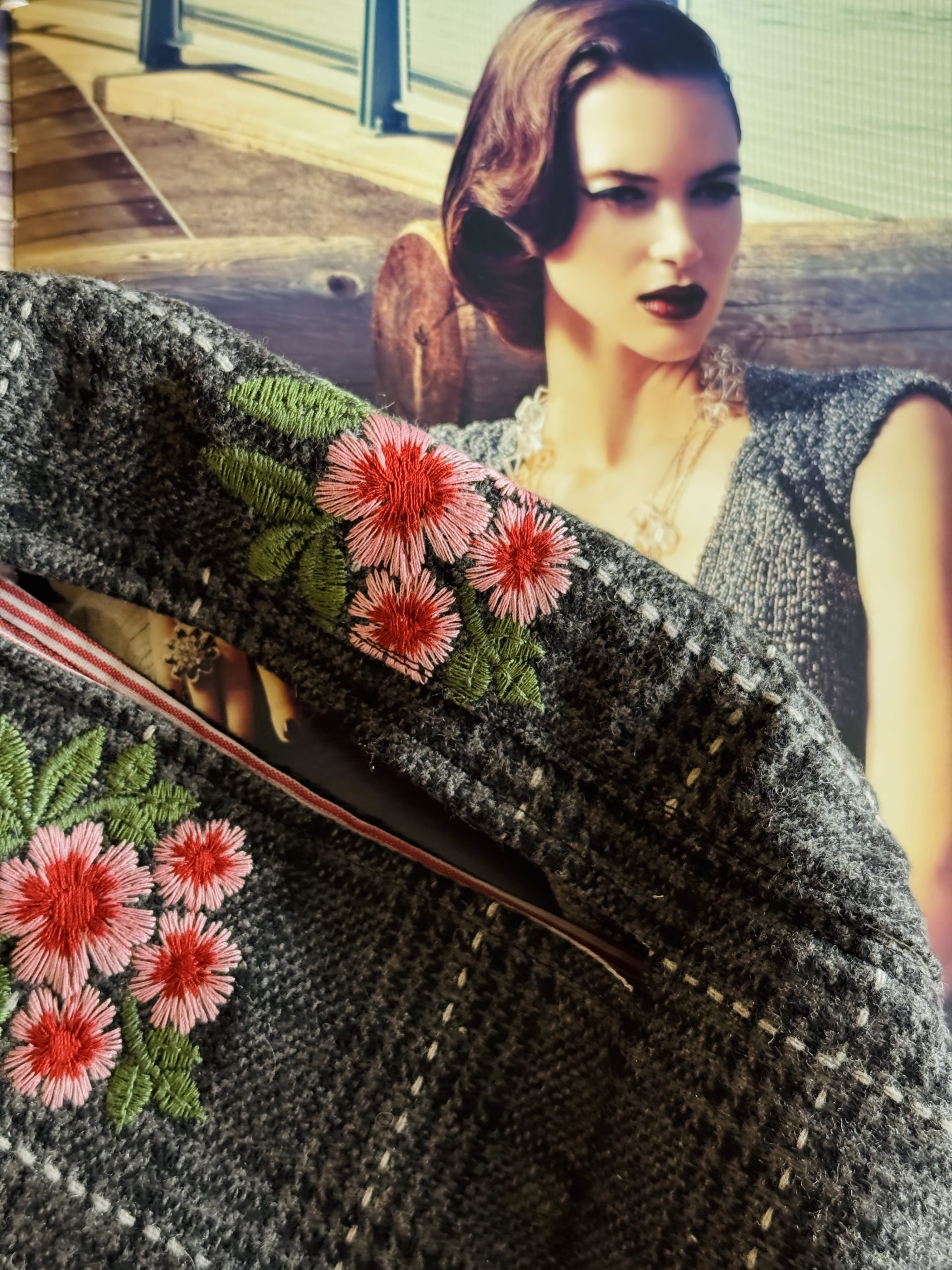 Cartera Sintra Tartán Flor - Imagen 8