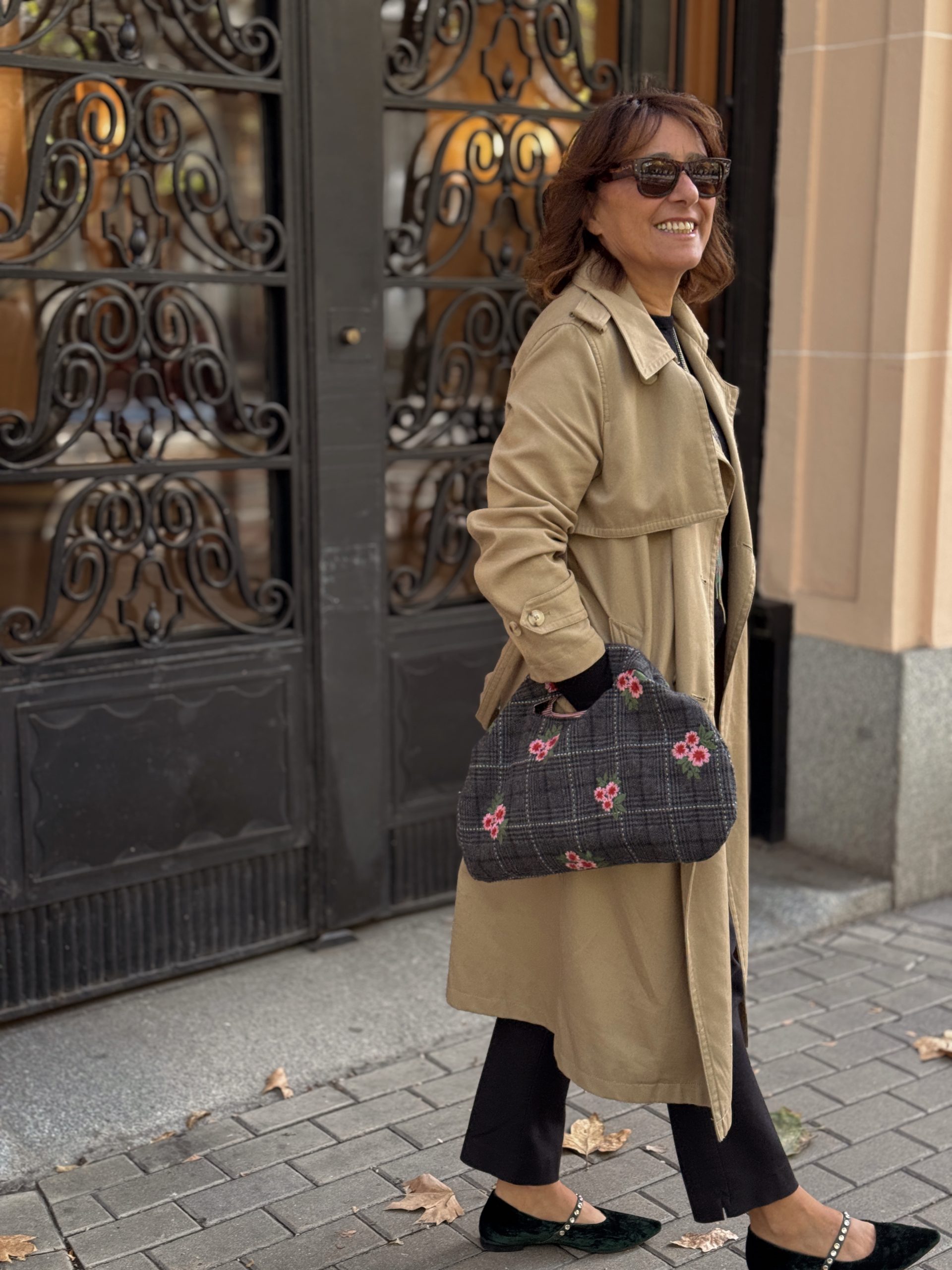 Cartera Sintra Tartán Flor - Imagen 10