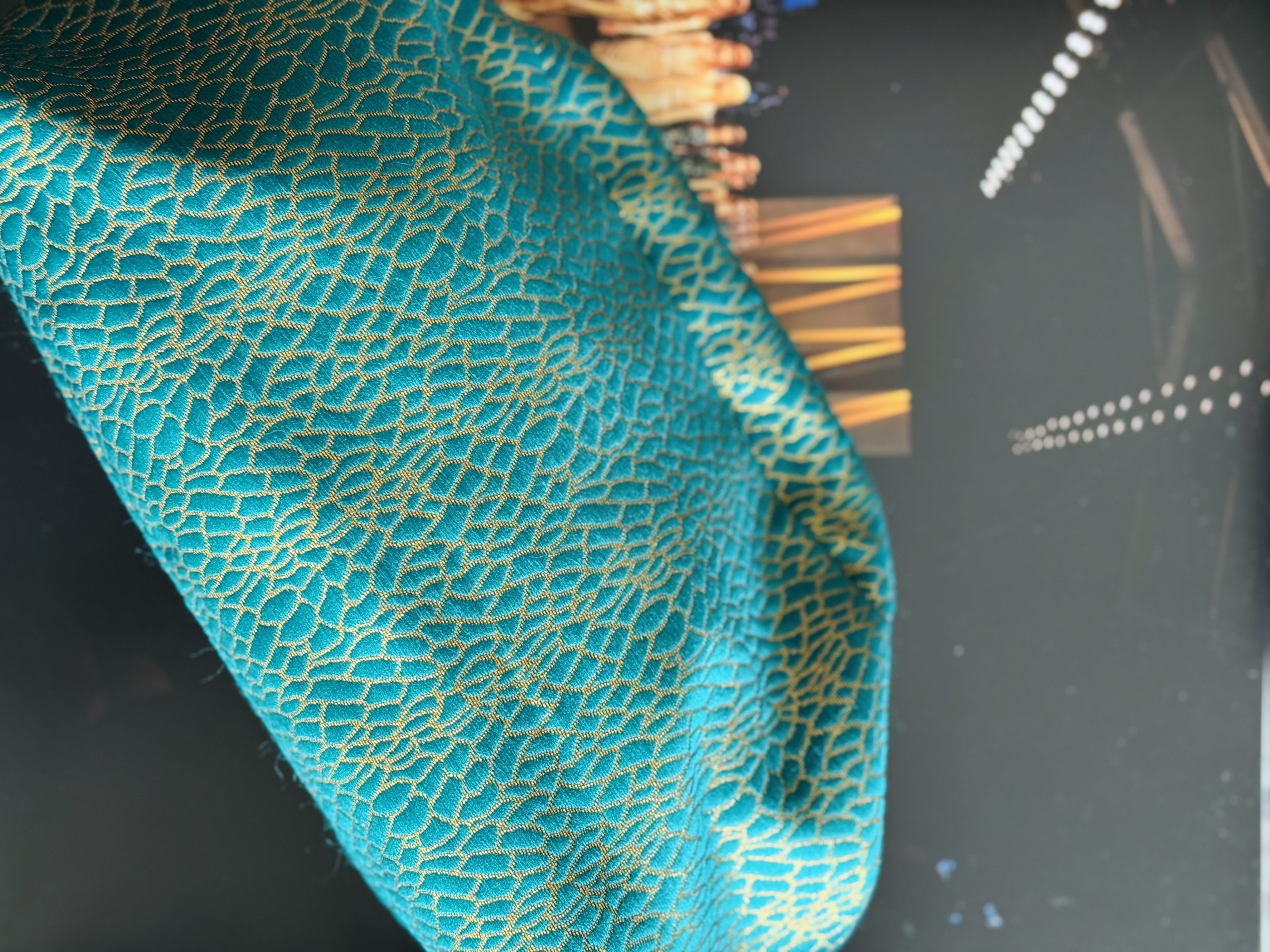 Cartera Fiesta Escama Verde - Imagen 3