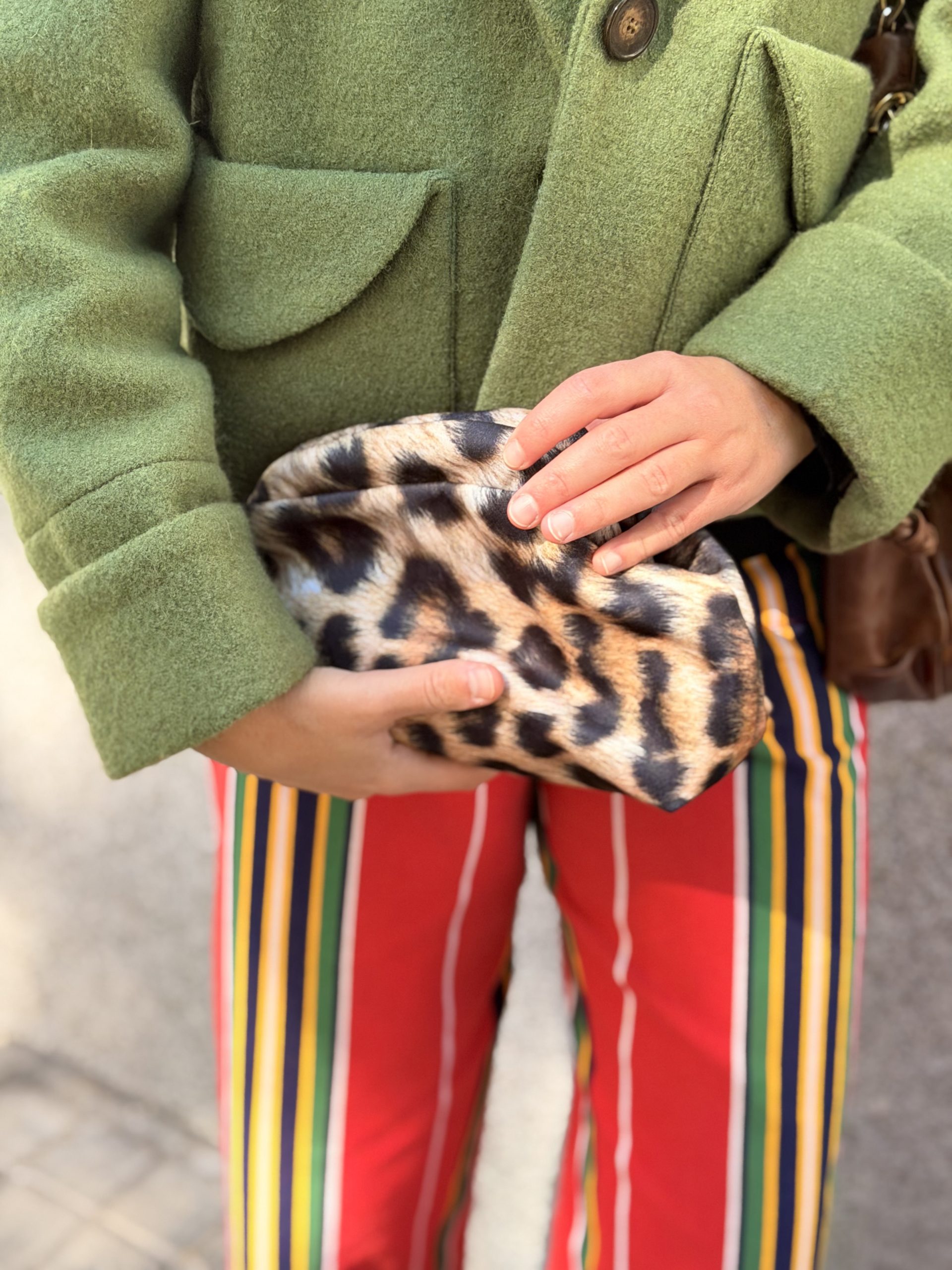 Cartera Fiesta Animal Print Terciopelo - Imagen 4
